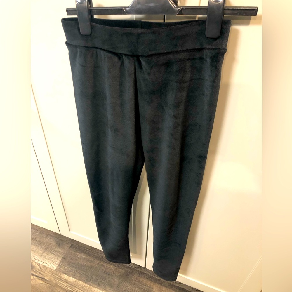 Black Velvet Leggings: Brand New